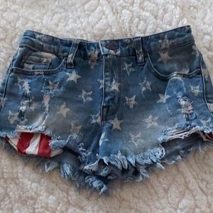 Mini jeans shorts